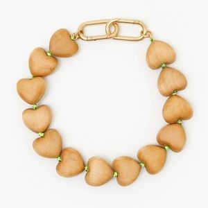 Clare V heart collar